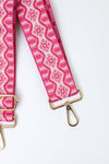 Embroidered Wavy Bag Strap