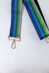 Glitter Multi Stripe Bag Strap