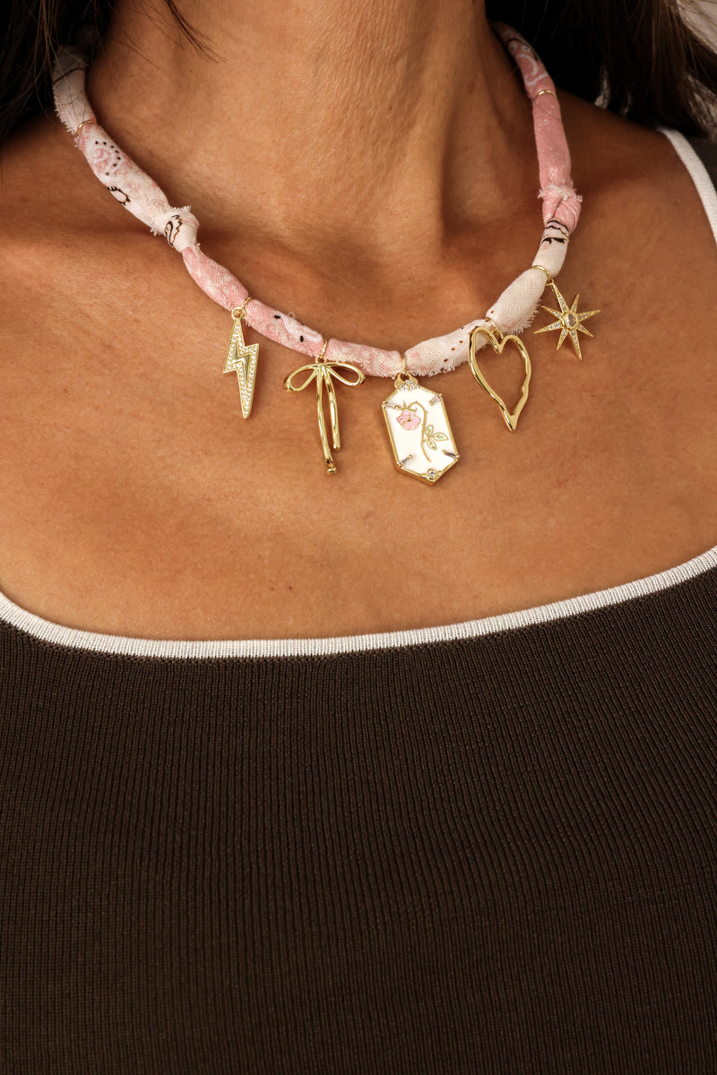 Bandana Charm Necklace