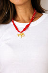 Bandana Charm Necklace