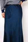 Venti6 Lace Trim Midi Skirt