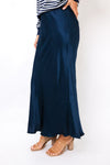 Venti6 Lace Trim Midi Skirt