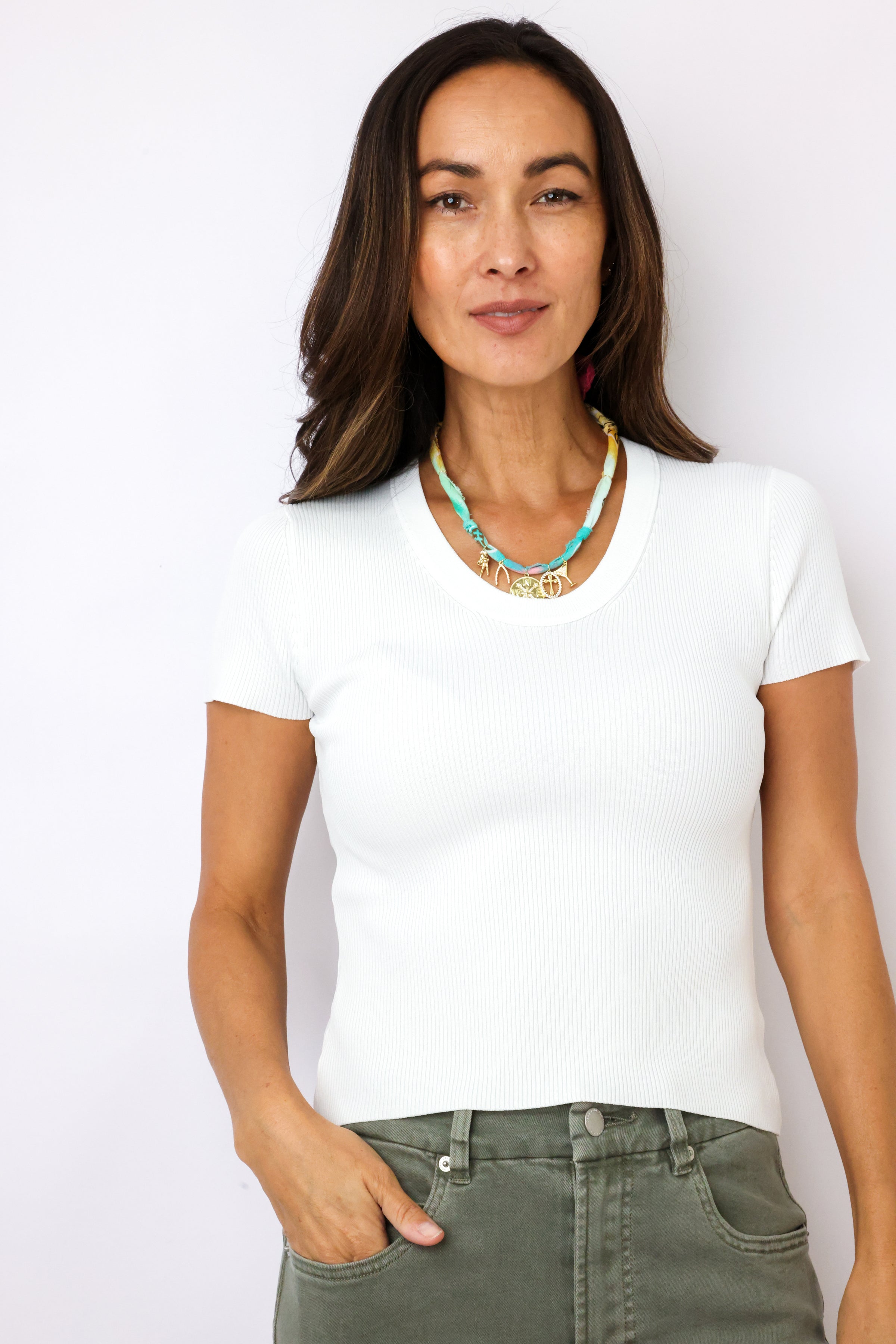 Basic U Neck Top