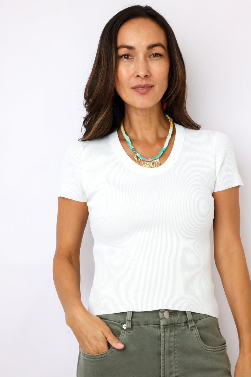 Basic U Neck Top