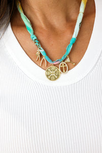 Bandana Charm Necklace
