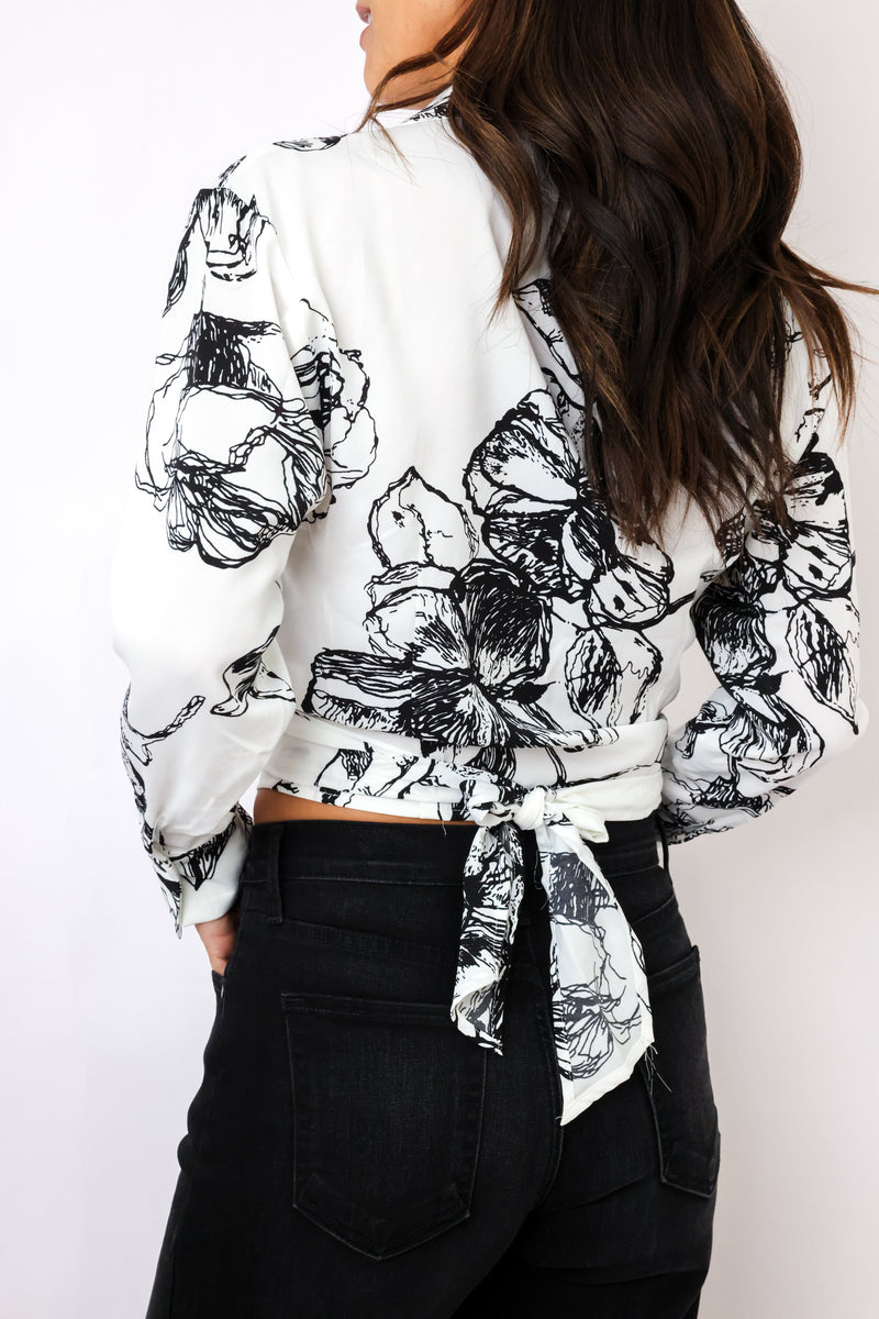 Wrap Tie Top