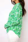 Lilly Pulitzer Sea View Linen Button Down Top