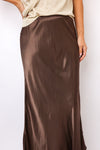 Venti6 Lace Trim Midi Skirt