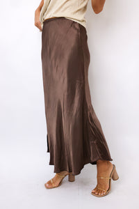 Venti6 Lace Trim Midi Skirt