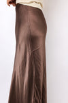 Venti6 Lace Trim Midi Skirt