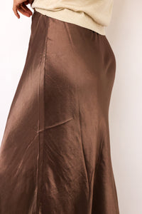 Venti6 Lace Trim Midi Skirt