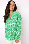 Lilly Pulitzer Sea View Linen Button Down Top