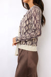 Rina Animal Knit Sweater