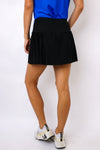 Lucky In Love Racer Rib Pleated Skirt