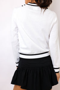 Lucky In Love Victory V-Neck Sweater