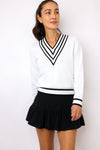 Lucky In Love Victory V-Neck Sweater