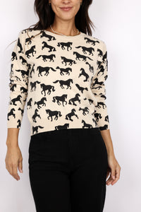 J.Society Horse Crewneck Sweater
