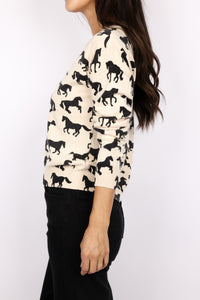 J.Society Horse Crewneck Sweater