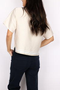 Splendid Violet Short Sleeve Top
