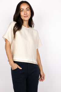 Splendid Violet Short Sleeve Top