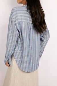 Z Supply Perfect Striped Linen Button Up