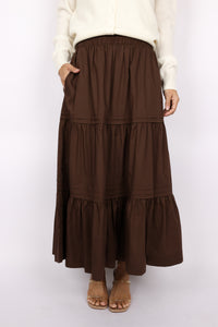 Long Tiered Skirt