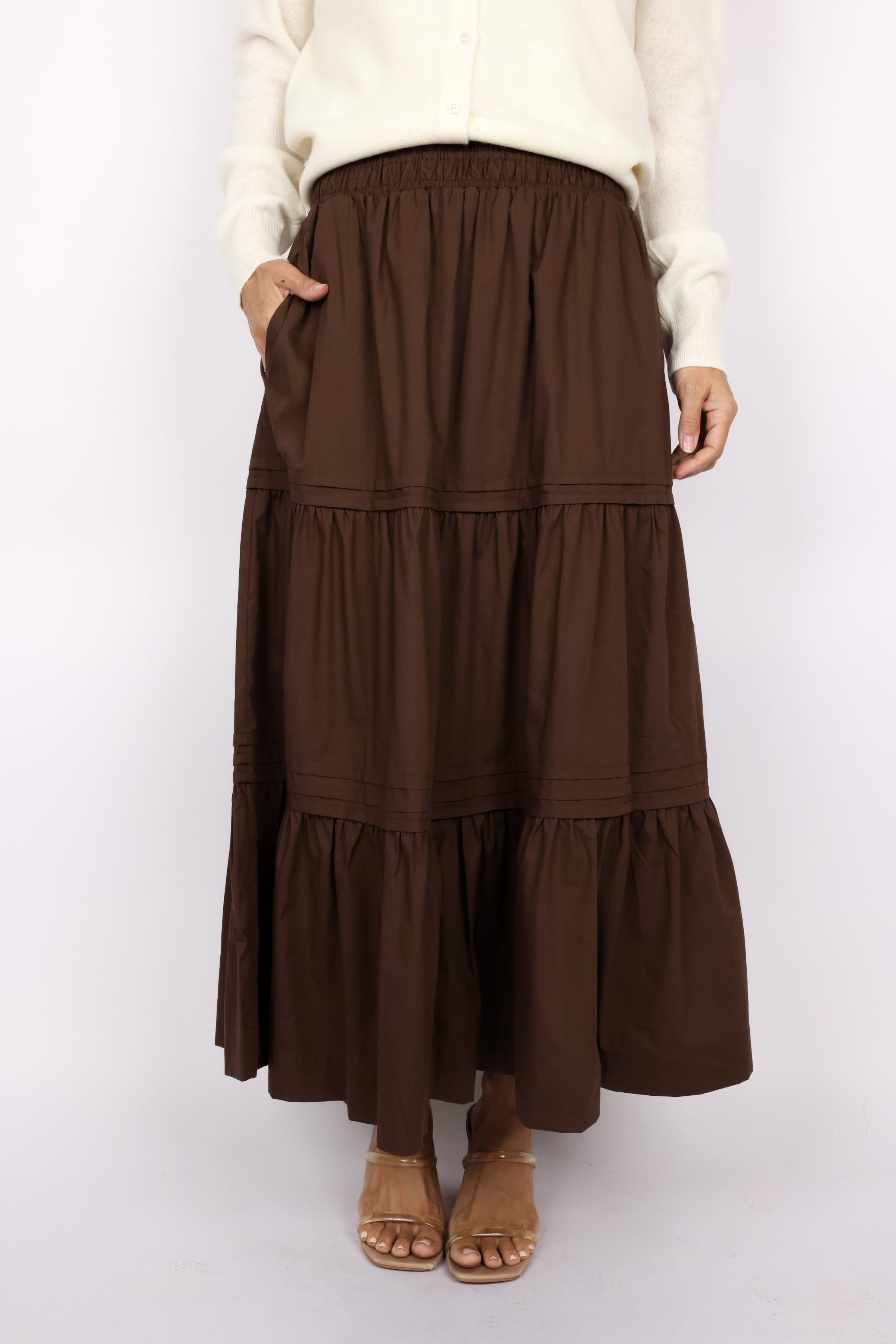 Long Tiered Skirt