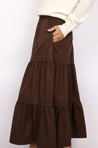 Long Tiered Skirt