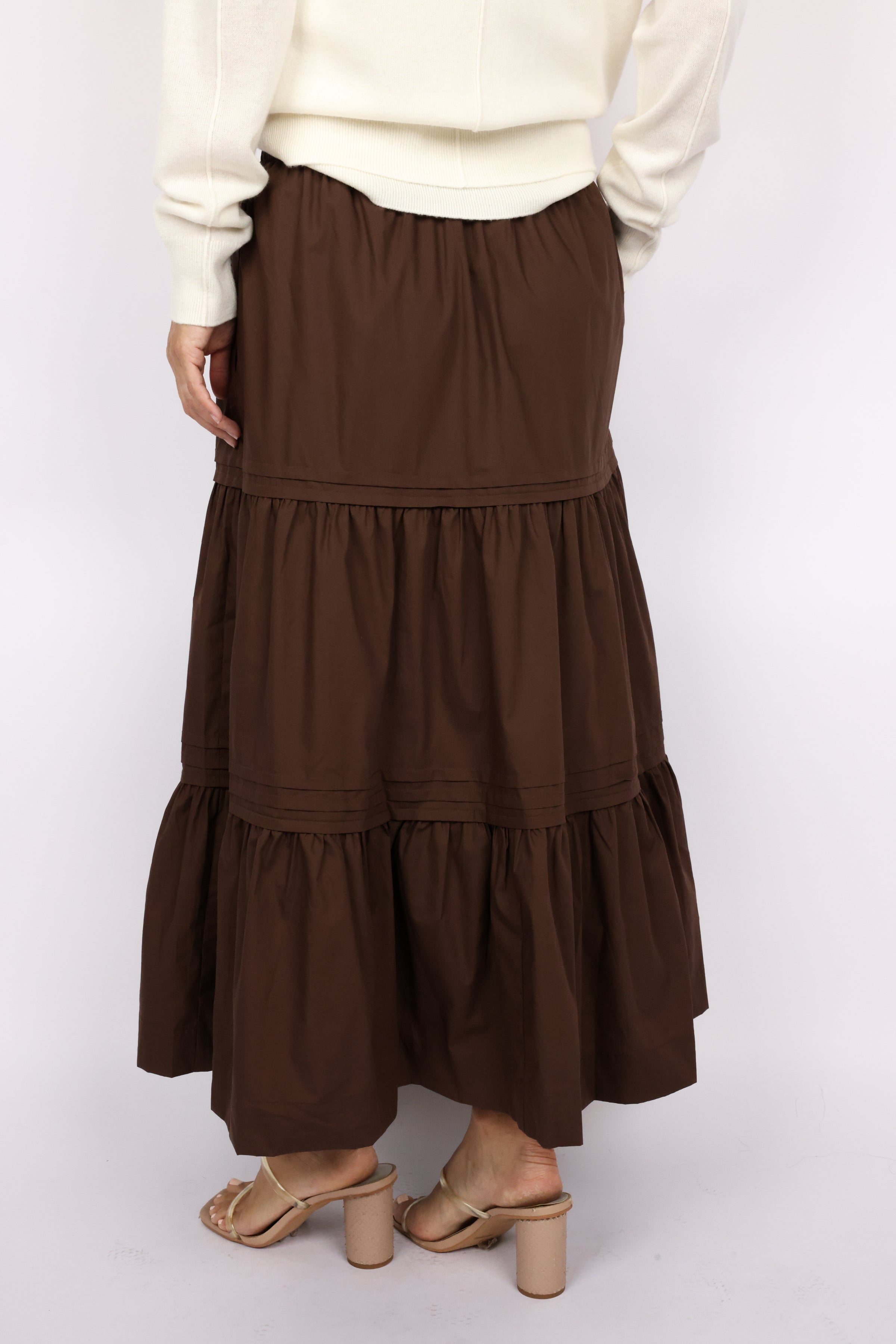 Long Tiered Skirt