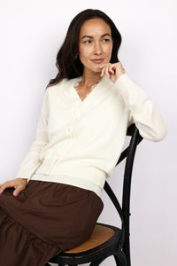 Cashmere Wool Blend Knit Top & Cardigan Set
