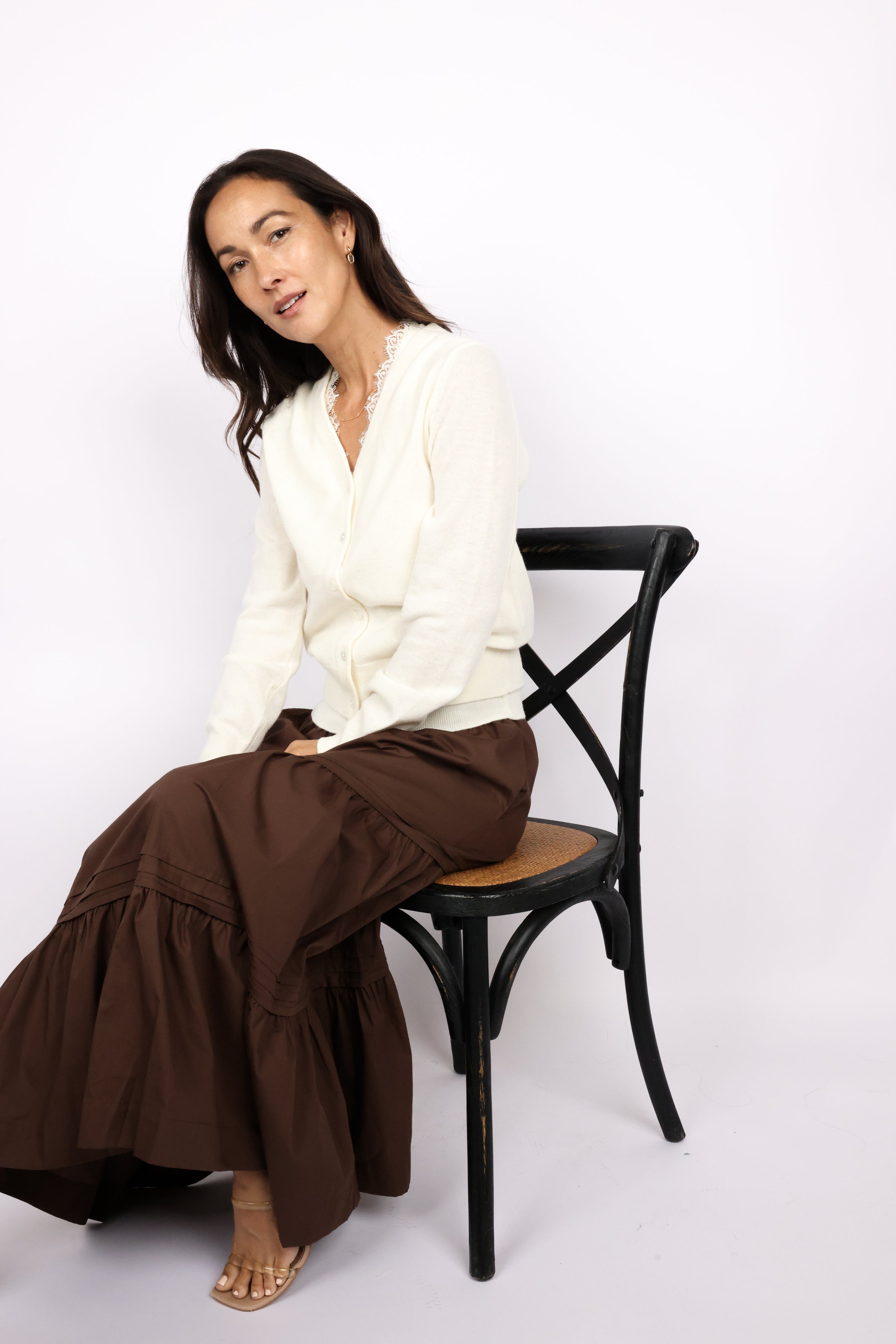 Long Tiered Skirt