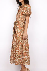 Printed Midi Dress