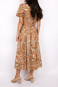 Printed Midi Dress