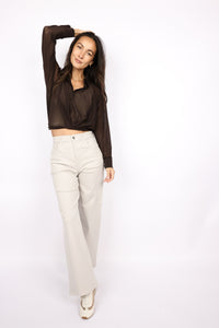Level 99 Hudson Crop Wide Leg