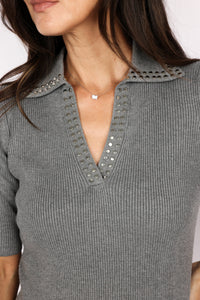Eleanor Polo Sweater Top