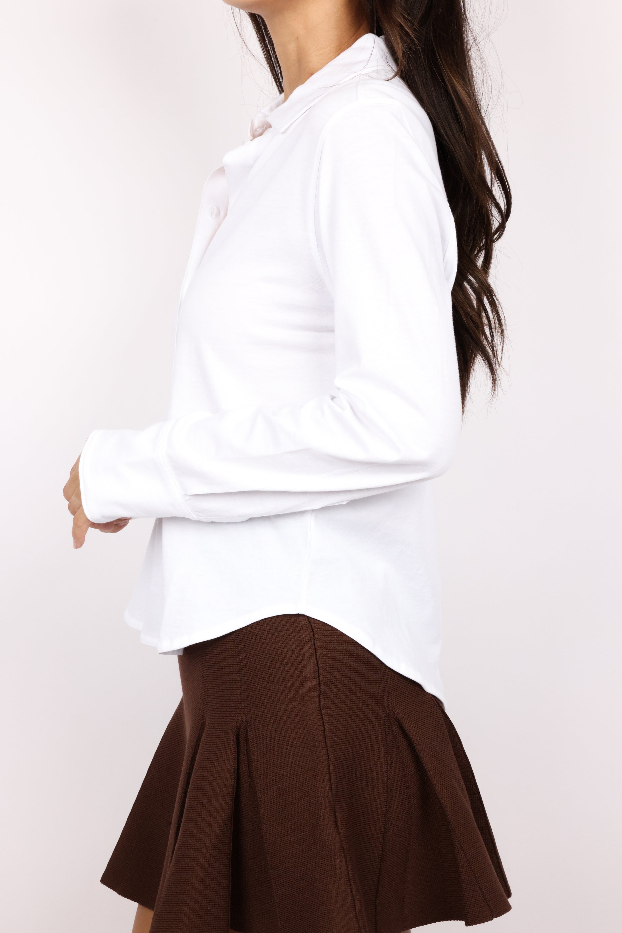 Patrick Assaraf Long Sleeve Relaxed Shirt