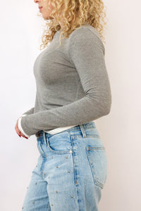 Layering Crew Neck Top