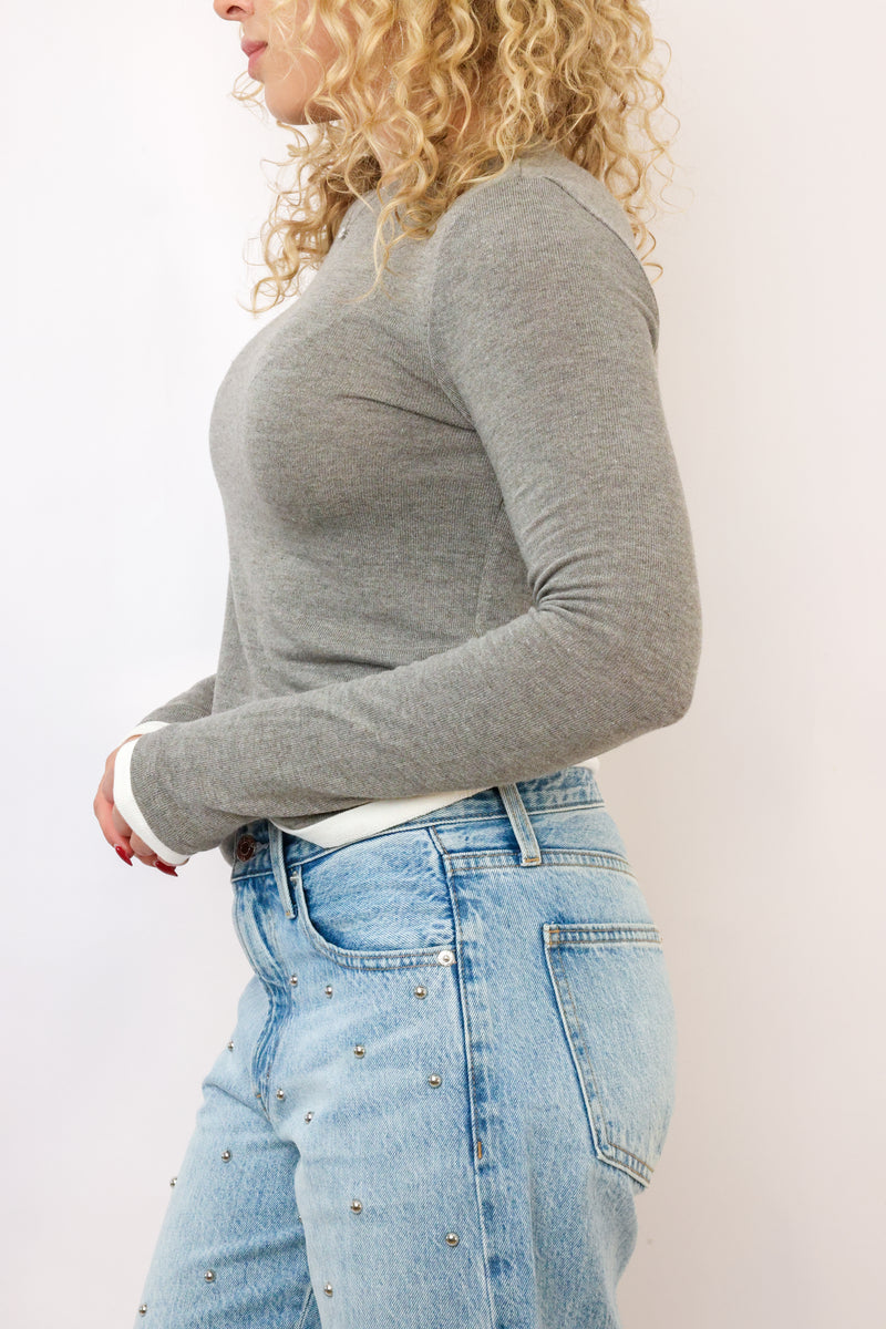 Layering Crew Neck Top