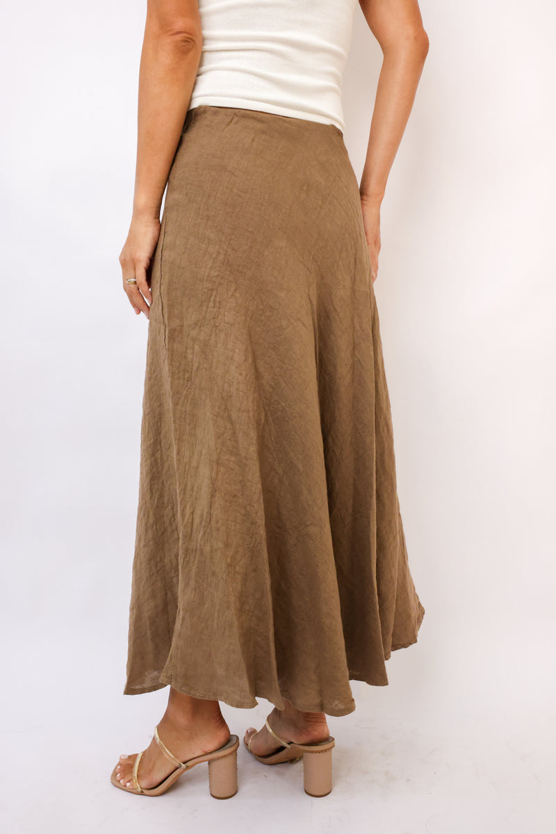Milio Milano Crinkle Midi Skirt