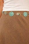 Milio Milano Crinkle Midi Skirt