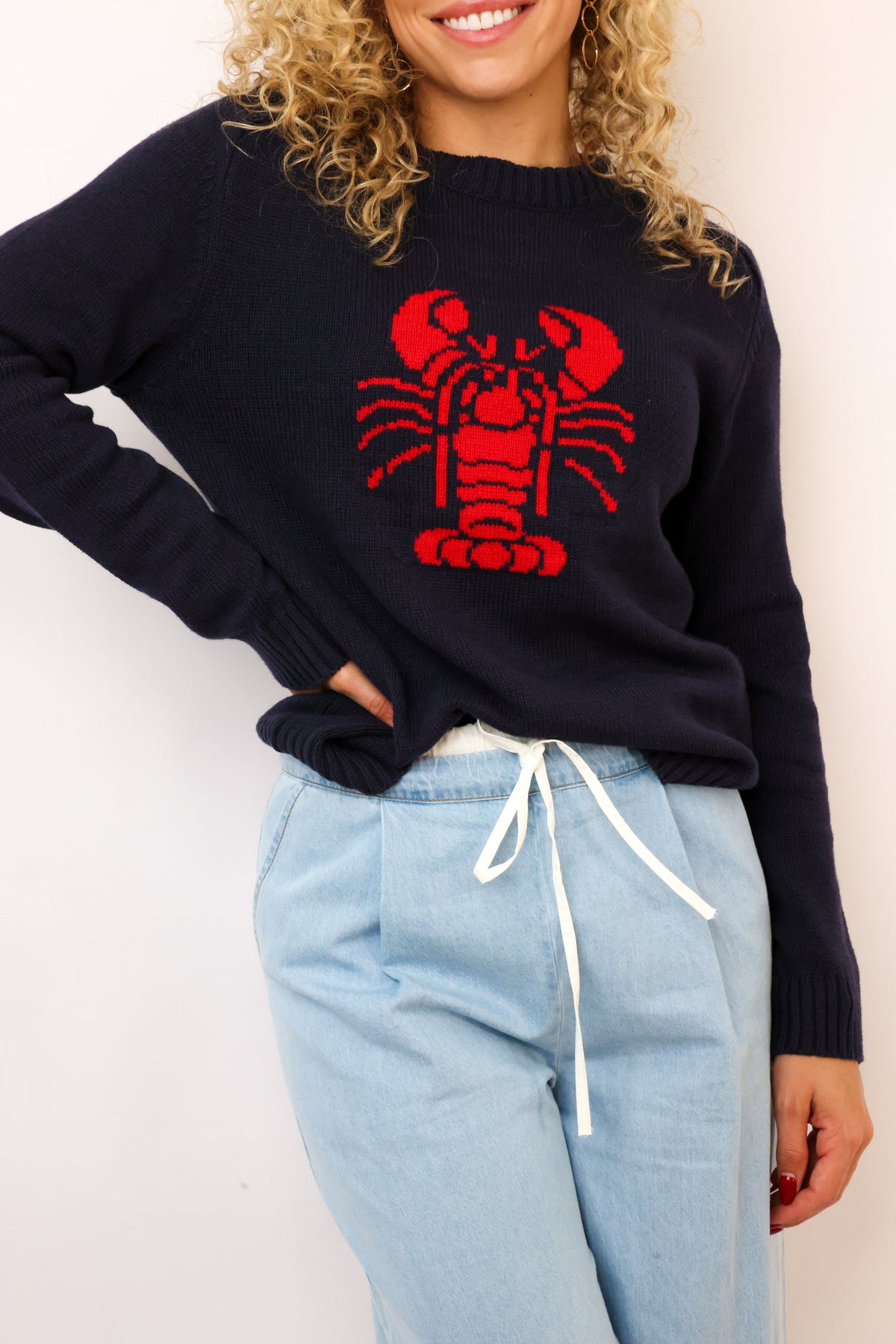 Soft Knit Lobster Sweater