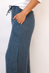 Venti6 Linen Wide Leg Pants