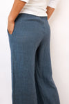 Venti6 Linen Wide Leg Pants