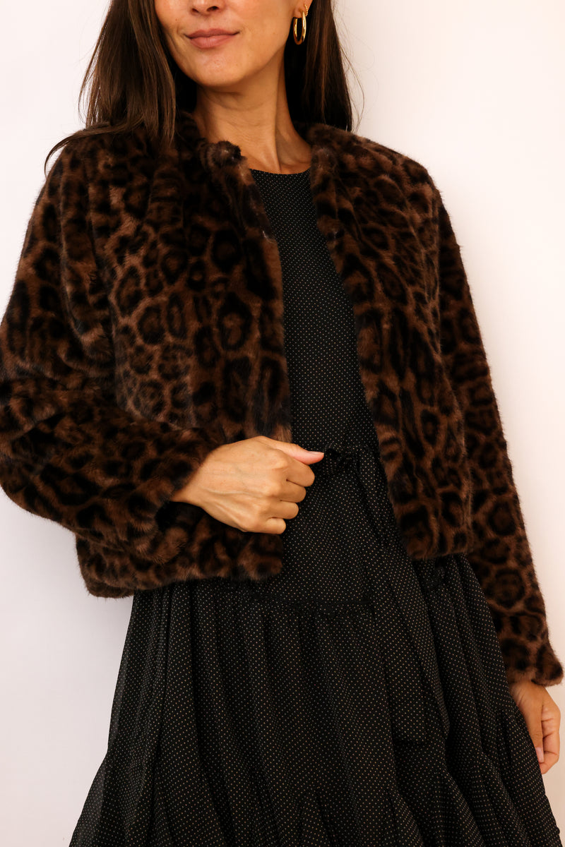 Chasing Horizons Faux Fur Jacket