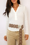 Sanctuary Long Sleeve Textured Top