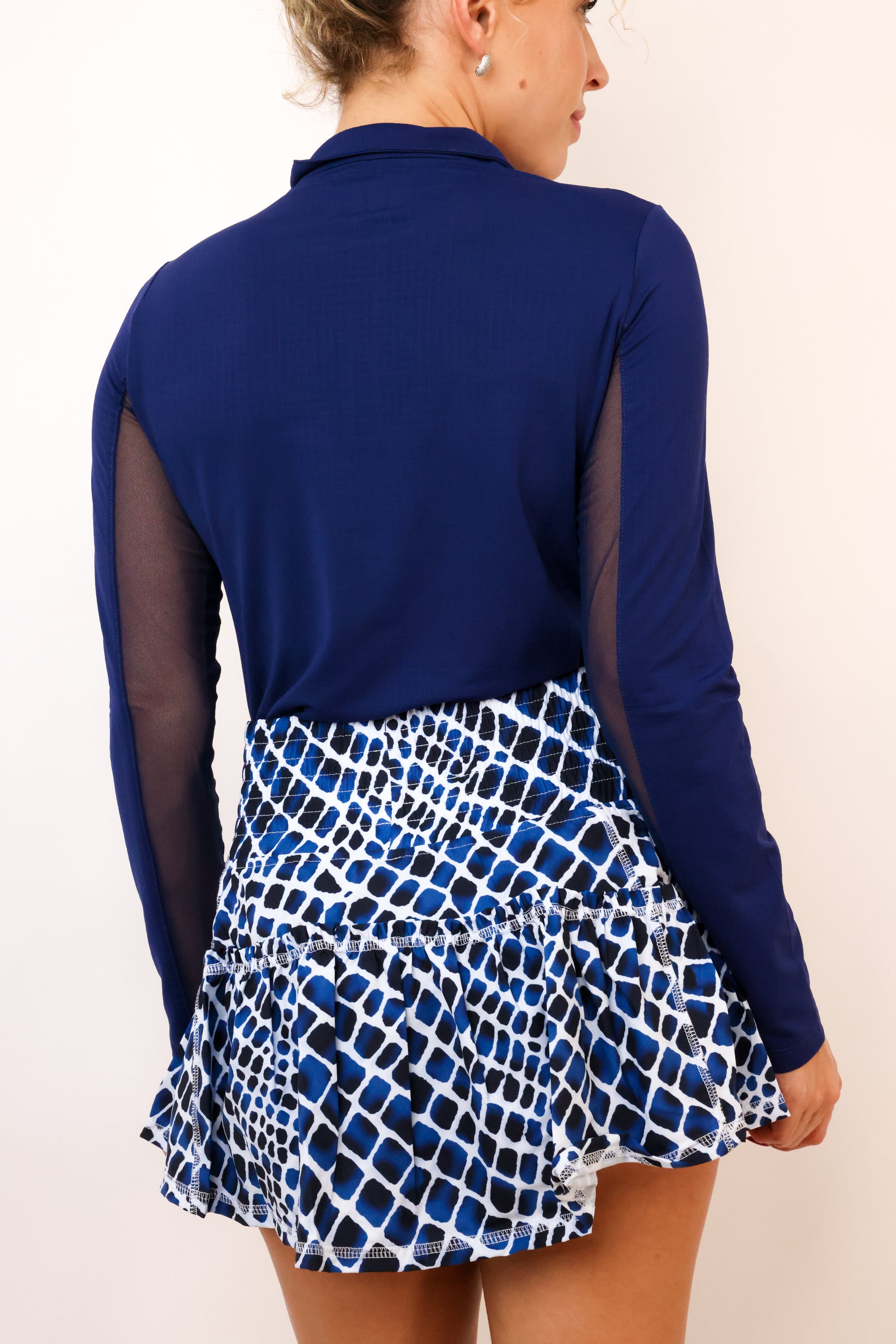 IBKUL Long Sleeve Mock Neck Top