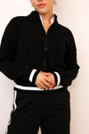 Lucky In Love Rally Mock Cardigan