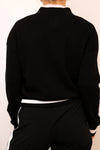 Lucky In Love Rally Mock Cardigan