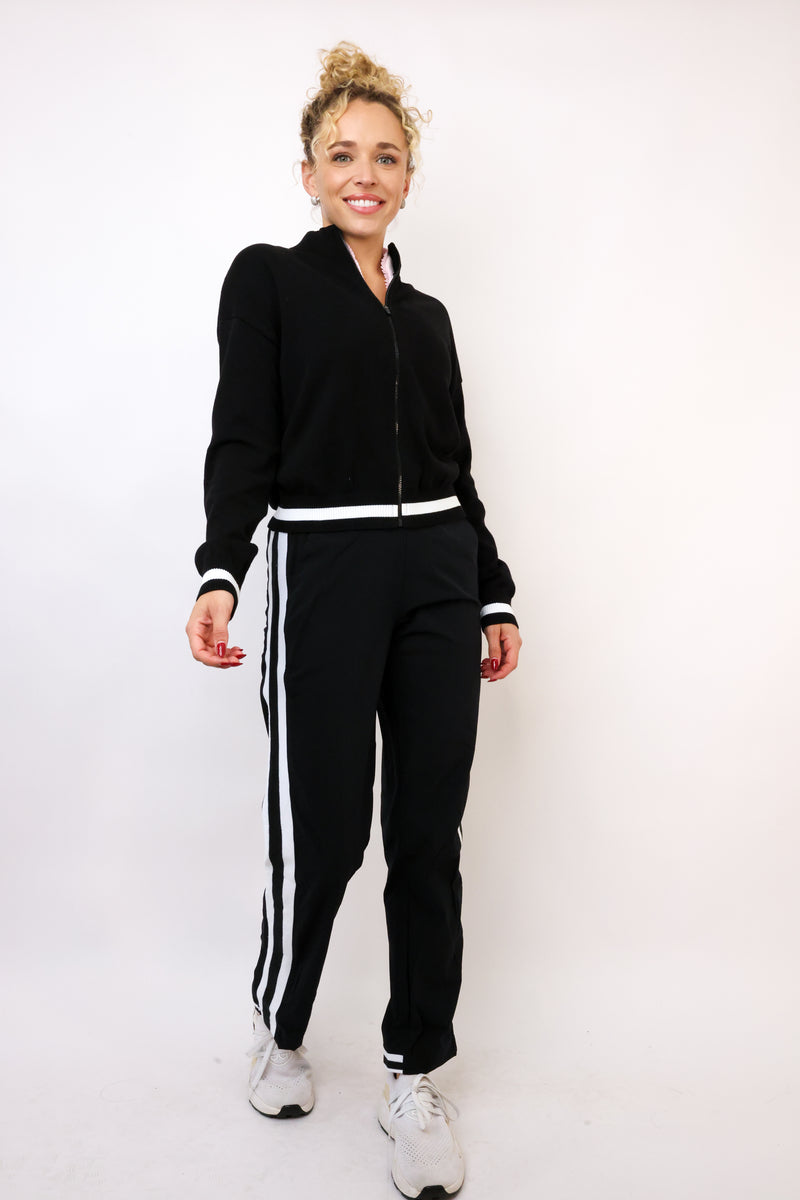 Lucky In Love Rally Mock Cardigan