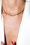 Gold Chain Link Necklace